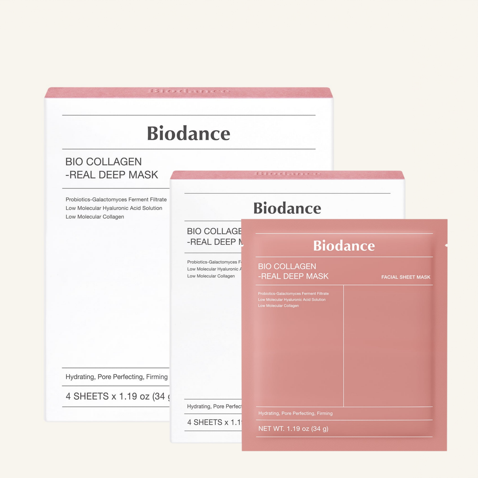 BIODANCE Bio-Collagen Real Deep Mask 4ea 2 packs